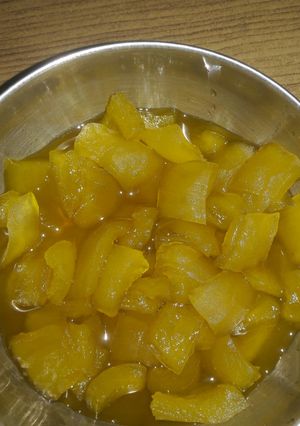 عکسی از دستور مربای پوست هندوانه