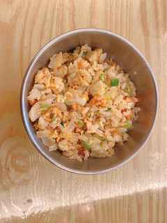 寶寶鮭魚炒飯 無調味 的食譜成品照片