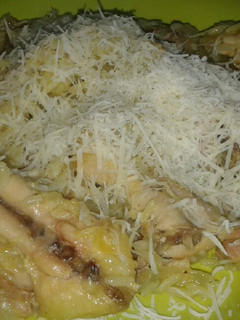 Una foto de Arroz con pollo bien simple y riquísimo