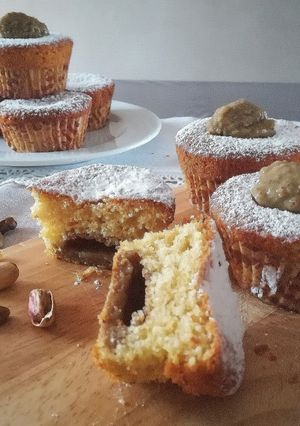Foto di Muffin con crema al pistacchio