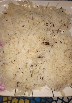 A picture of Jeera rice.