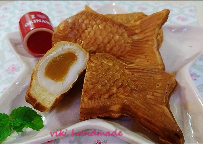 日式鯛魚燒 奶茶湯圓口味食譜與作法by Viki自由揮灑kitchen Cookpad