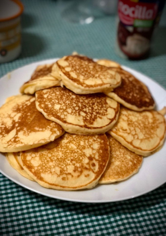 Una foto de Tortitas americanas sin mantequilla en Thermomix