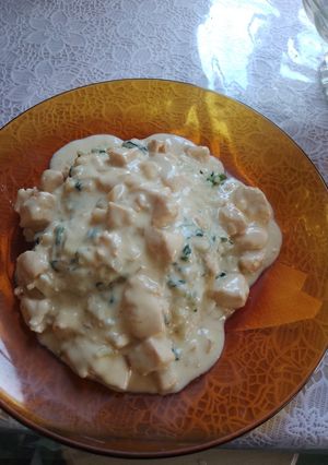 Una foto de Strogonoff con arroz diferente