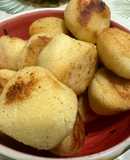 Bolitas de queso con masa de arepas