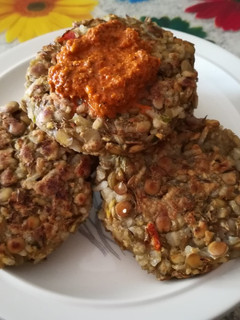 Una foto de Hamburguesa de Lentejas 2
