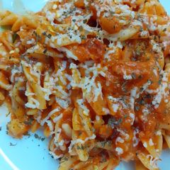 A picture of Red Sauce Pasta.