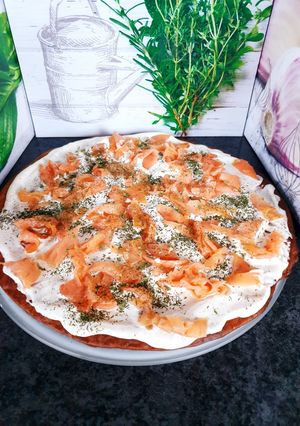 Une photo de Tarte fine au saumon 😋#tablierdor2023
