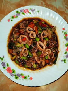 Foto resep Tumis cumi pete