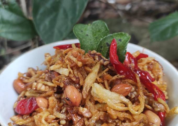 Resep Kering kentang,teri,tempe, kacang yang Menggugah Selera