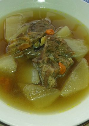 Foto resep Sup lobak putih