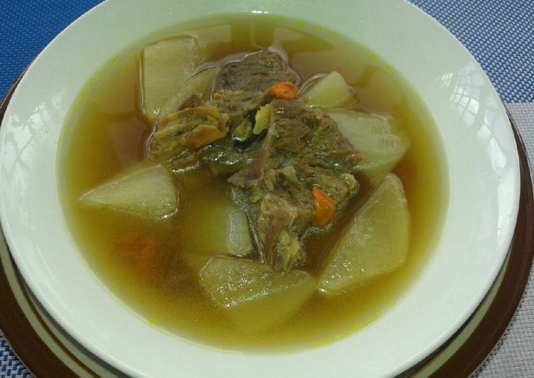 Resep Sup lobak putih Enak dan Antiribet