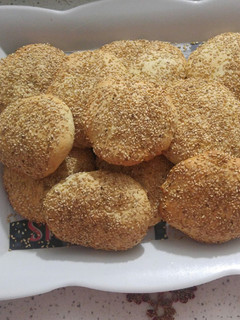 عکسی از دستور کلوچه کنجدی