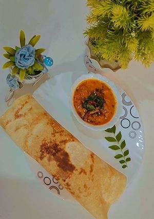 A picture of Healthy daliya dosa.