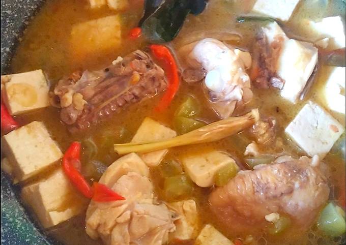 Garang asem ayam potong tanpa santan endeus