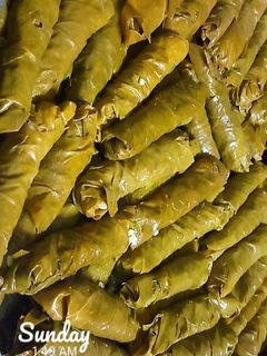 صورة لوصفة ورق عنب باللحمه