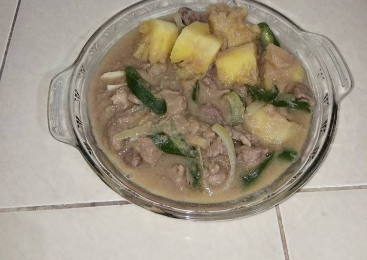 Resep Tumis Asem-Asem Pedas Daging Kambing oleh RA Laksitoresmi