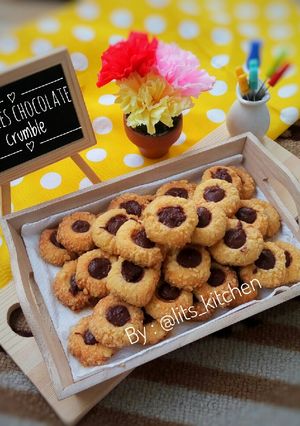 Foto resep Cookies chocolate crumble