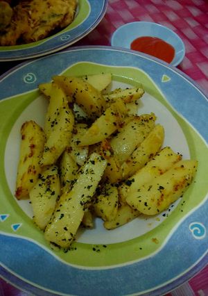 Foto resep Saute Potato Wedges (oseng-oseng kentang)