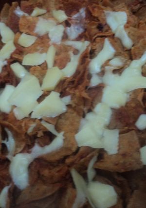 Una foto de Chilaquiles mexicabos al chipotle