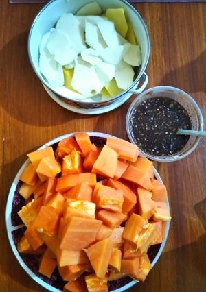 Foto resep 158). Rujak Buah (Tanpa Goreng Kacang) 🥭🌶