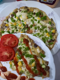 عکسی از دستور املت قارچ پنیری