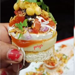 Bread Sev Puri Chaat A picture of Bread Sev Puri Chaat.