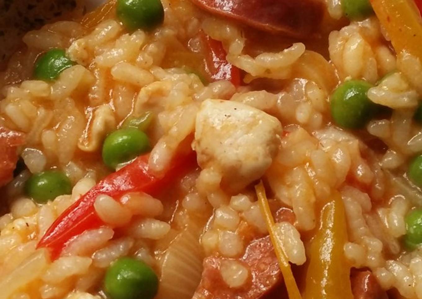 Vickys Chorizo & Chicken Risotto, GF DF EF SF NF