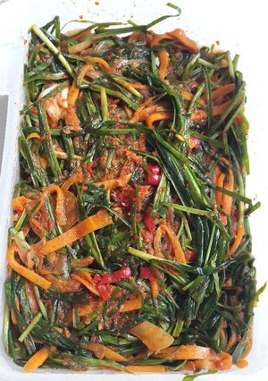 Foto resep Bhuchu Kimchi (Asinan Kucai ala Korea)