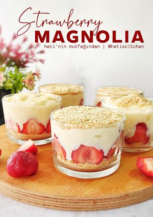 Foto resep Strawberry Magnolia (Turkish Dessert)