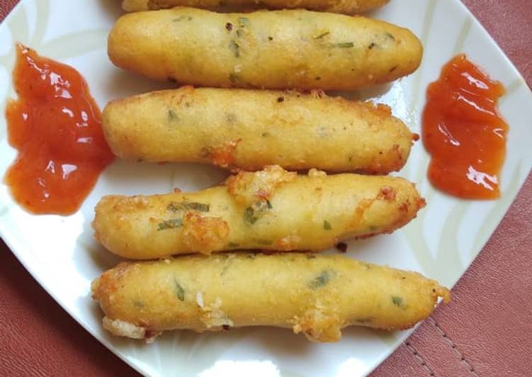 Resep Stick kentang mozarella🍟, Enak