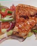 Ensalada con salmón