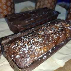 Una foto de Rico budín de chocolate y naranjas