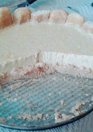 Una foto de Cheesecake. A mi manera Fácil y rápido y muy rico❤️😋