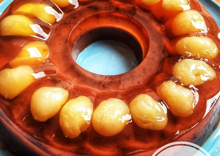 Puding longan, coklat mangga nutrijel