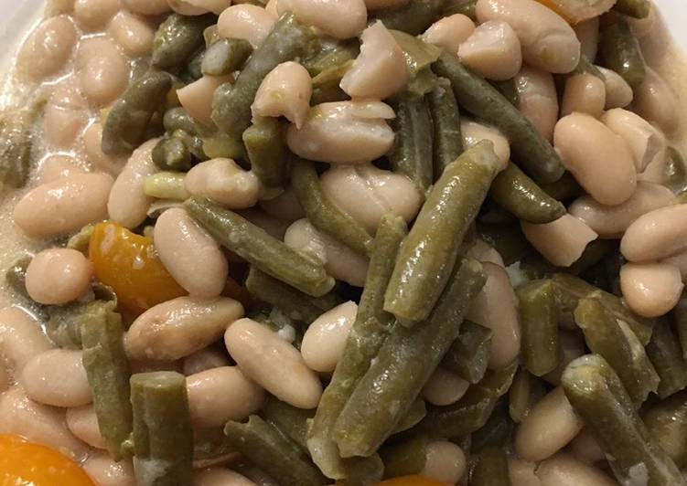 Step-by-Step Guide to Prepare Yummy Green and White Bean Salad