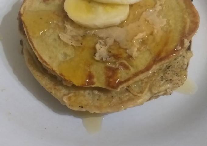 Pancake oatmeal - for healthy/diet ala anak kos