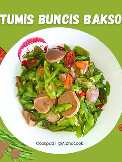 Foto resep Tumis Buncis Bakso