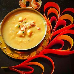 A picture of Payasam(coconut).