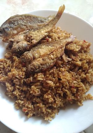 Foto resep Nasi Goreng Simple Ikan Asin🔥