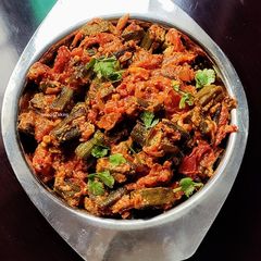 A picture of Chatpati Bhindi Masala.