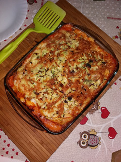 Una foto de Lasagna de carne 🍝