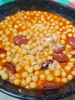 Una foto de Garbanzos de bote en 10 minutos