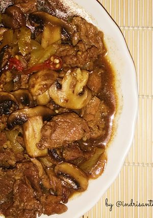 Foto resep Tumis Daging Jamur Champignon
