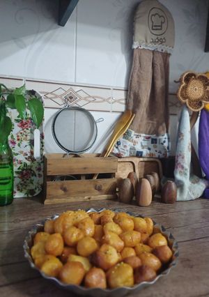 عکسی از دستور 🌼پیراشکی شربتی بدون تخم مرغ🌼