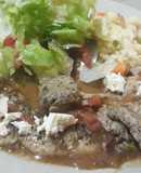 Milanesa en chipotle