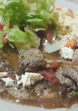 Una foto de Milanesa en chipotle