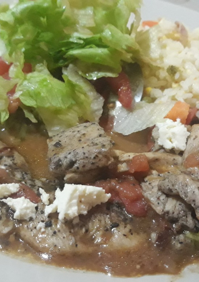 Una foto de Milanesa en chipotle