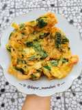 Telur Dadar Bayam Crispy