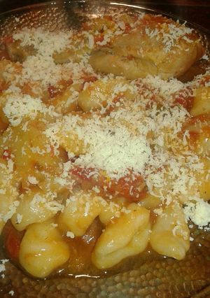 Una foto de Ñoquis caseros de harina